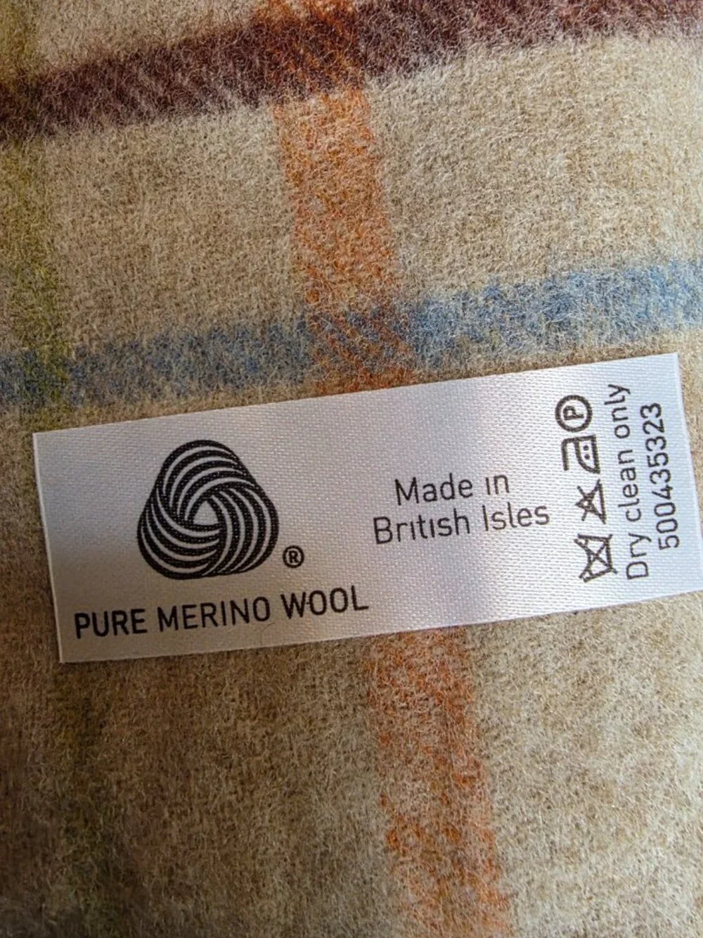 Oatmeal Plaid Evangeline Throw